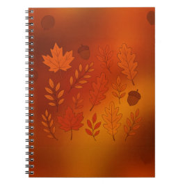 Espiral Caderno outono