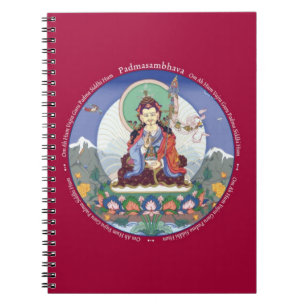 Espiral CADERNO - Padmasambhava (Guru Rinpoche) + mantra