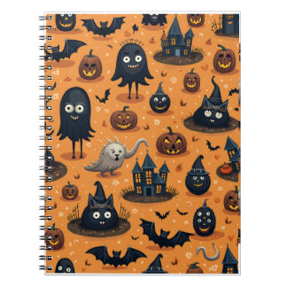 Espiral caderno para halloween