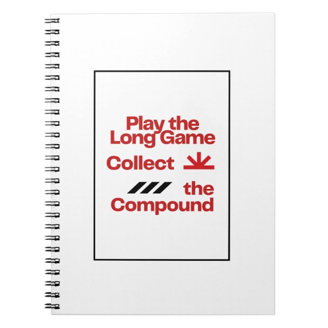 Espiral Caderno para Jogar o Jogo Longo (Frente)