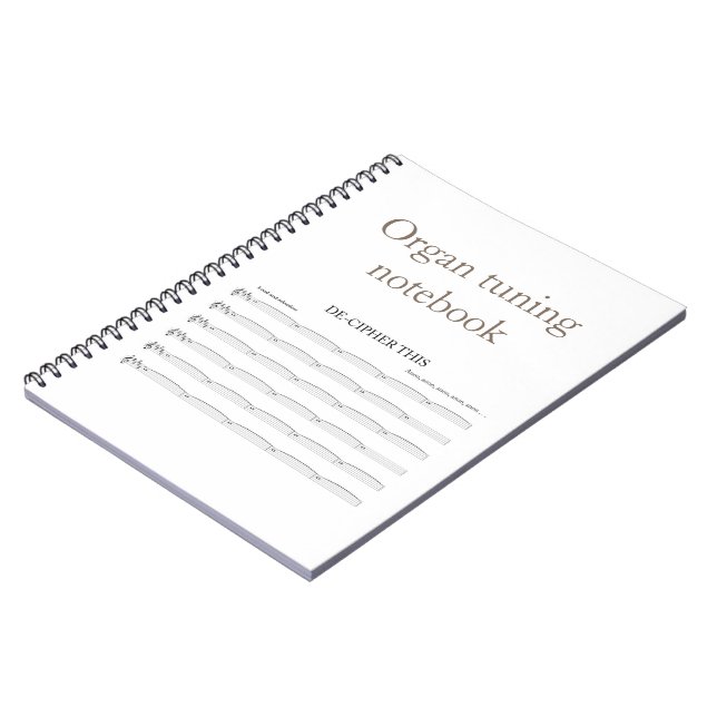 Espiral Caderno para organistas (Left Side)