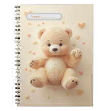 Caderno Pastel do Ursinho Fofo