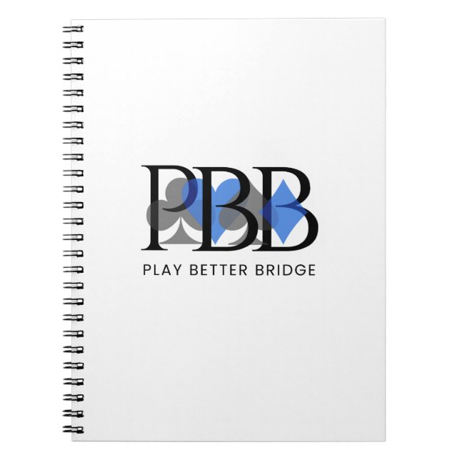 Espiral Caderno PBB - Azul (Frente)