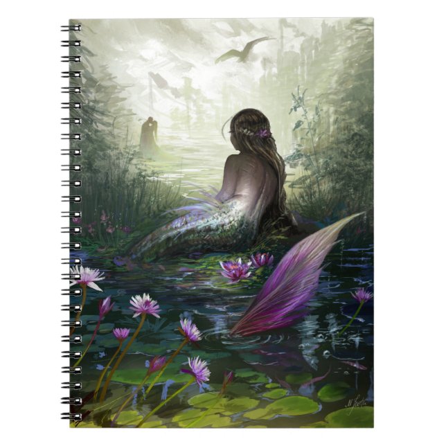 Espiral Caderno pequeno da sereia (Frente)