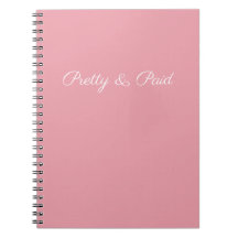 Caderno Pequeno Simples Bonito e Pago