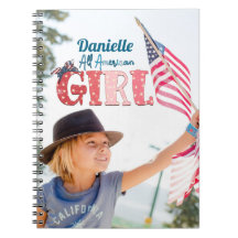 Caderno Personalizado All American Girl
