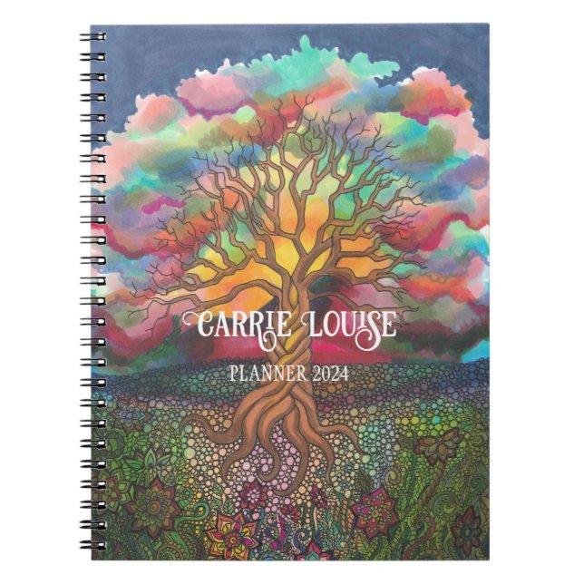 Espiral Caderno Personalizado Árvore da Vida (Frente)
