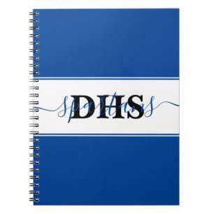Espiral Caderno personalizado com bloco de cores da escola