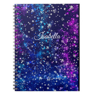 Espiral Caderno Personalizado com Brilho