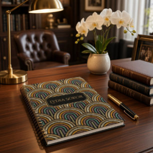 Espiral Caderno Personalizado com Estilo Bordado