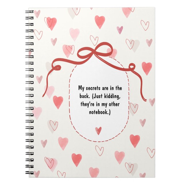 Espiral Caderno Personalizado com Etiqueta na Capa + Padrã (Frente)