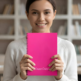 Espiral Caderno Personalizado com Nome, Diário Personaliza