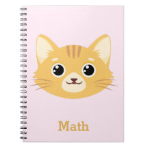 Caderno Personalizado com Padrão de Gato