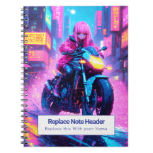 Caderno Personalizado com Tema de Anime