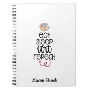 Espiral Caderno personalizado da escola de estudante de ar
