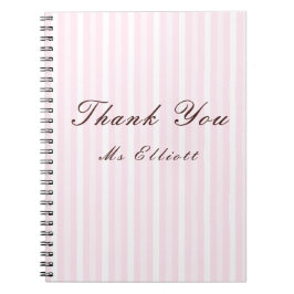Espiral Caderno Personalizado de Agradecimento ao Professo