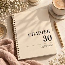 Caderno Personalizado de Aniversário de Capítulo 3