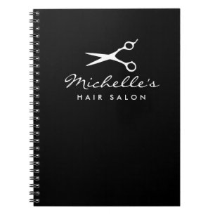 Espiral Caderno personalizado de cabeleireiro para salão d