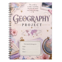 Caderno Personalizado de Projeto de Geografia | Vi