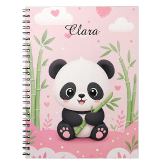 Espiral Caderno Personalizado do Panda