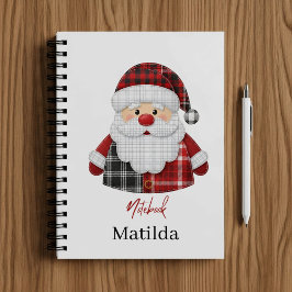 Espiral Caderno personalizado do Papai Noel