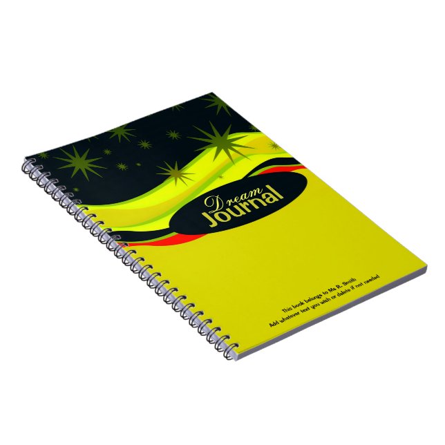 Espiral Caderno Personalizado Dreamscapes Journal (Lado Direito)