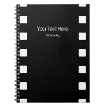 Caderno Personalizado Faixa de Filme