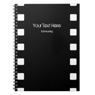 Espiral Caderno Personalizado Faixa de Filme