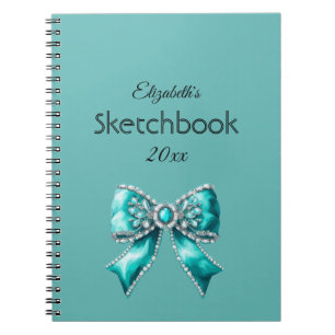 Espiral caderno personalizado & nome personalizado com laç