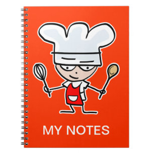 Espiral Caderno personalizado para receitas e ideias