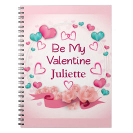 Espiral Caderno Personalizado Seja Minha Namorada