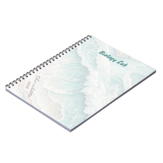 Espiral Caderno Personalizado Tema Praia (Left Side)