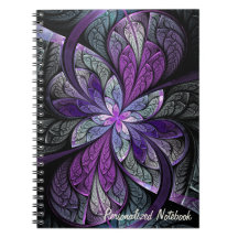 Caderno personalizado Violett de Chanteuse do La