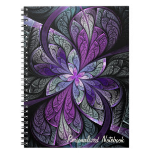 Espiral Caderno personalizado Violett de Chanteuse do La