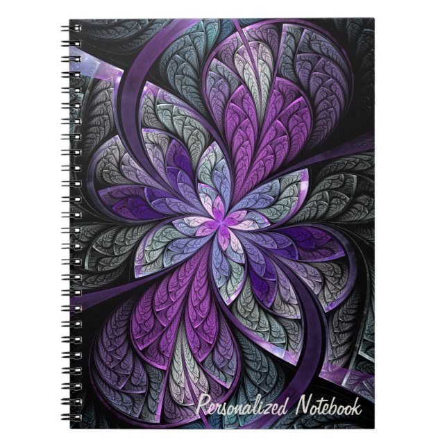 Espiral Caderno personalizado Violett de Chanteuse do La (Frente)