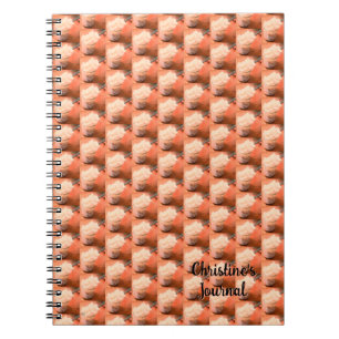 Espiral Caderno Personalizável de Sobremesa Cremosa