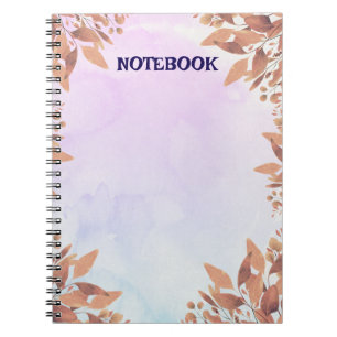 Espiral Caderno Personalizável Elegante e Funcional