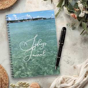 Espiral Caderno Pessoal de Bloco de Notas de Água do Mar