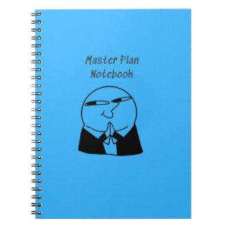 Espiral Caderno Plano Mestre