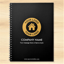 Espiral Caderno Promocional com Logotipo e Texto Personali