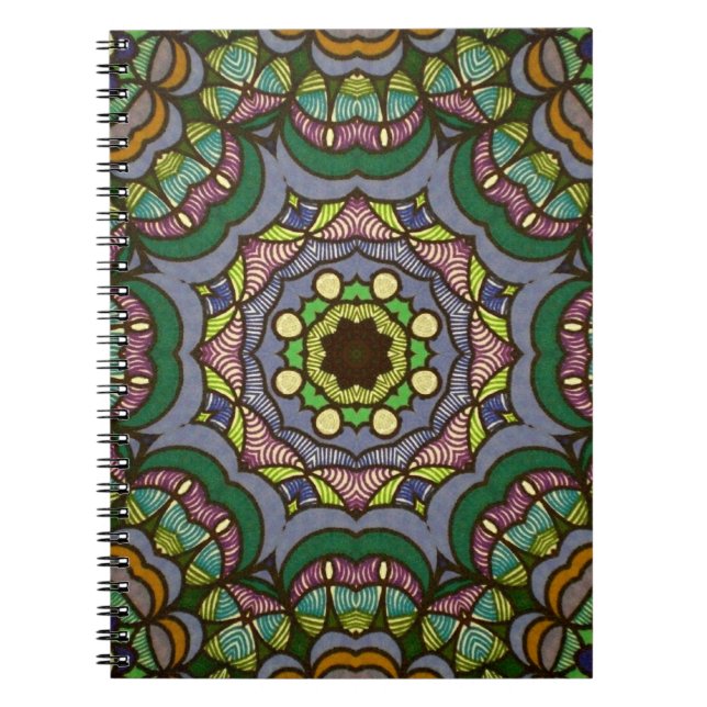 Espiral Caderno psicadélico (Frente)
