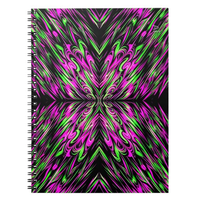 Espiral Caderno Psykodelik por Psyko-Daizie (Frente)
