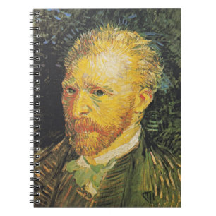 Espiral Caderno Retro Autorretrato de Van Gogh