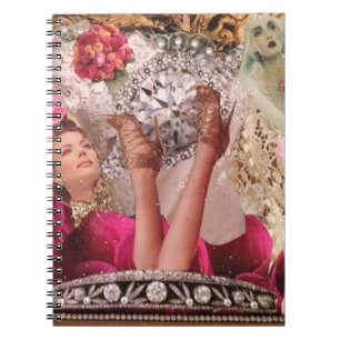 Espiral Caderno retro do design