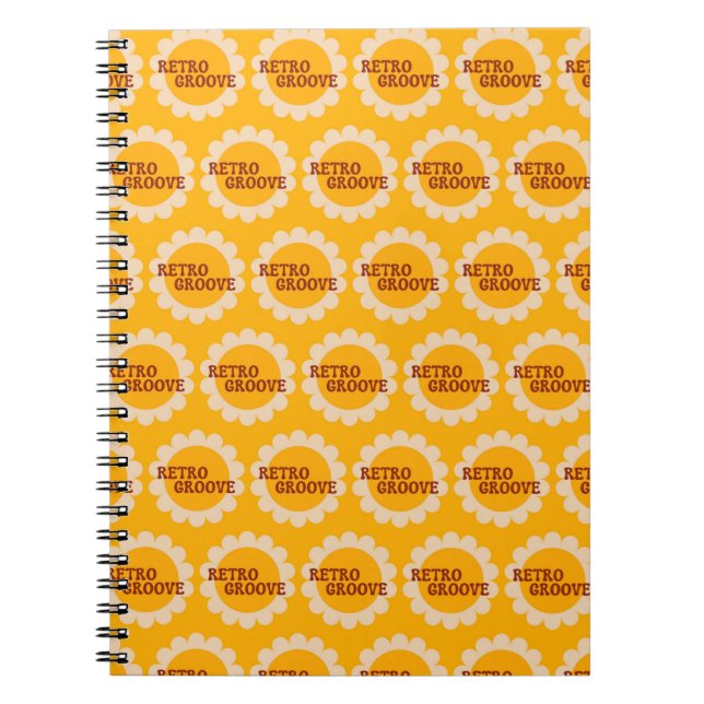 Espiral Caderno Retro Groove (Frente)
