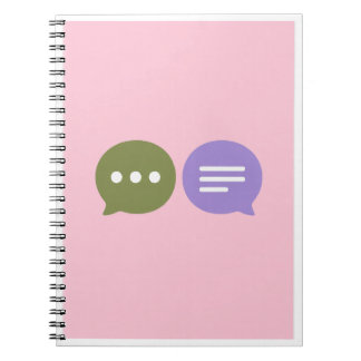 Espiral Caderno Roxo Minimalista para Uso Diário