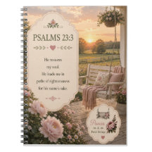 Caderno Salmos 23:3