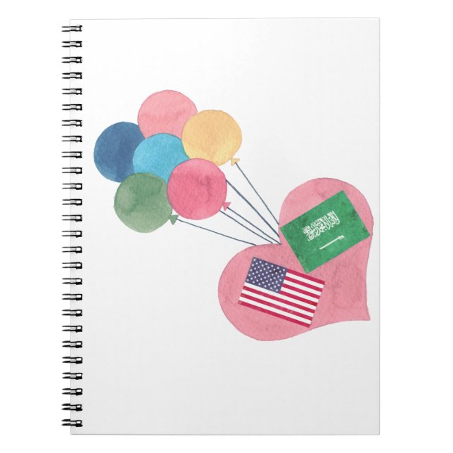Espiral caderno saudita-americano (Frente)