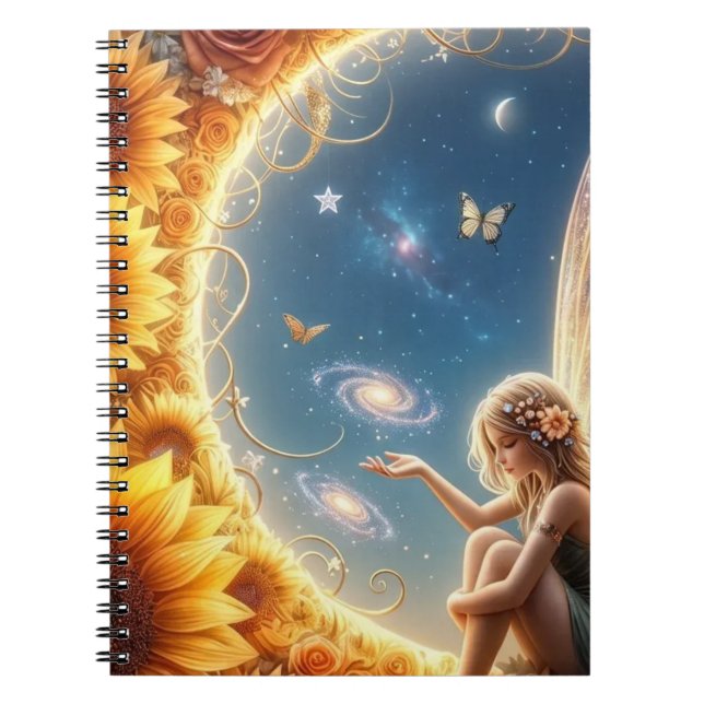 Espiral Caderno Serenata de Girassol  (Frente)