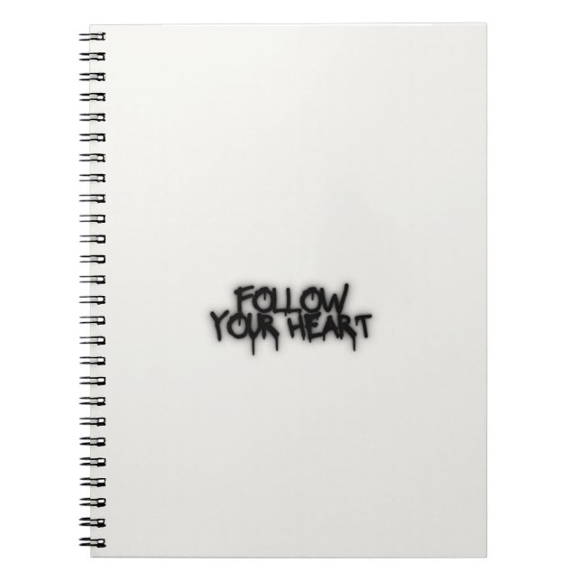 Espiral Caderno Siga Seu Coração (Frente)